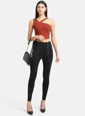 Crop Top With Asymmetric Strap