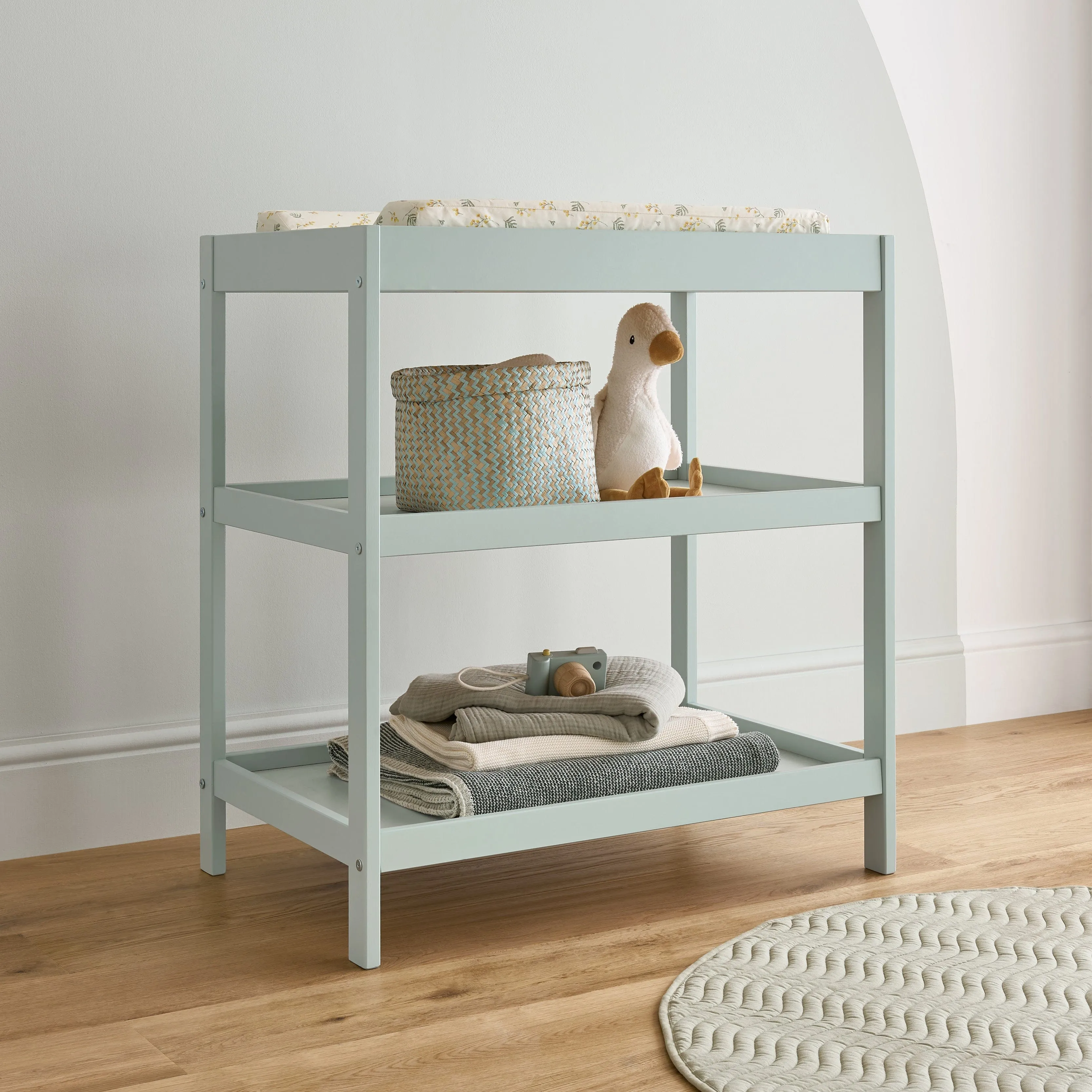 CuddleCo Nola 2 Piece Room Set - Sage Green