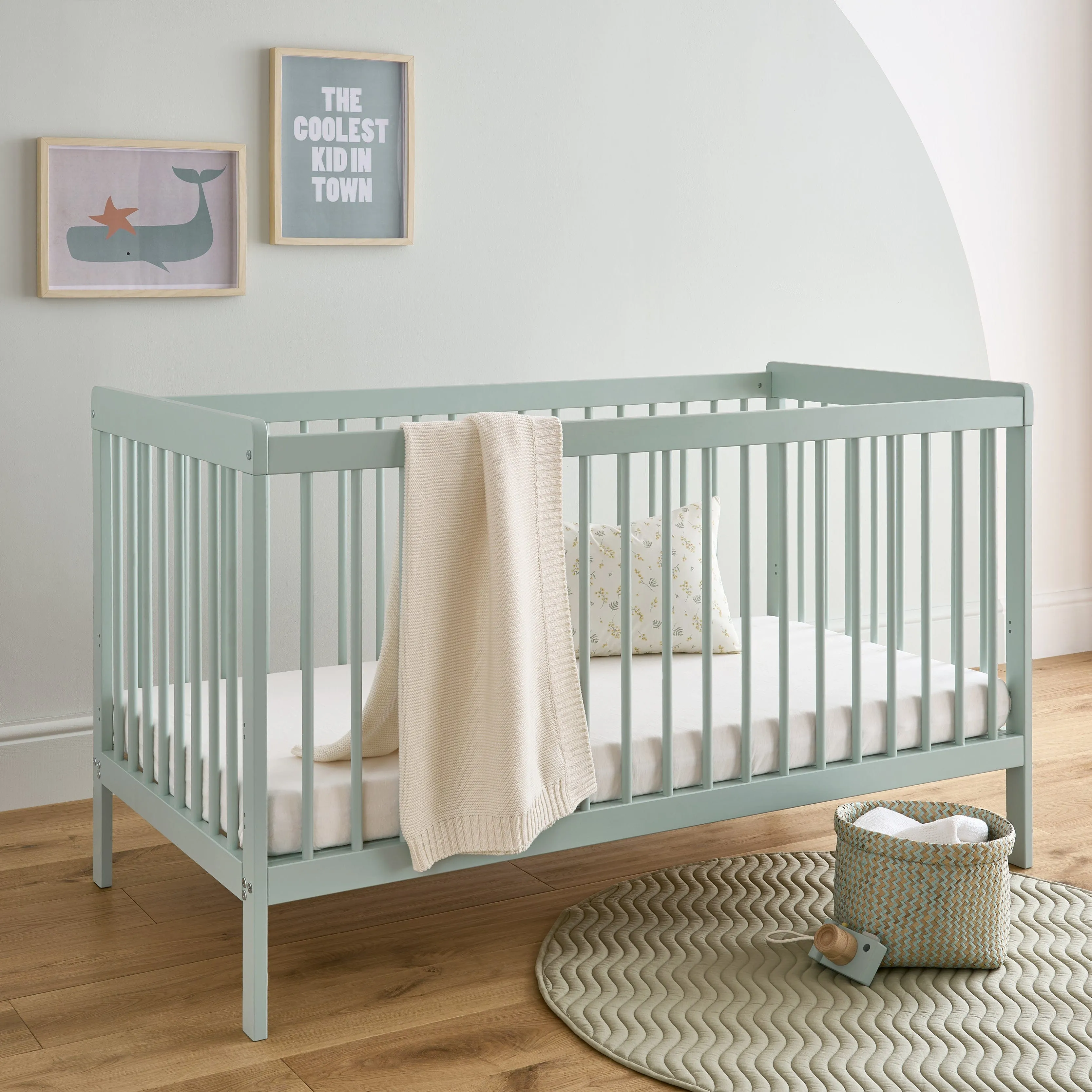 CuddleCo Nola 2 Piece Room Set - Sage Green