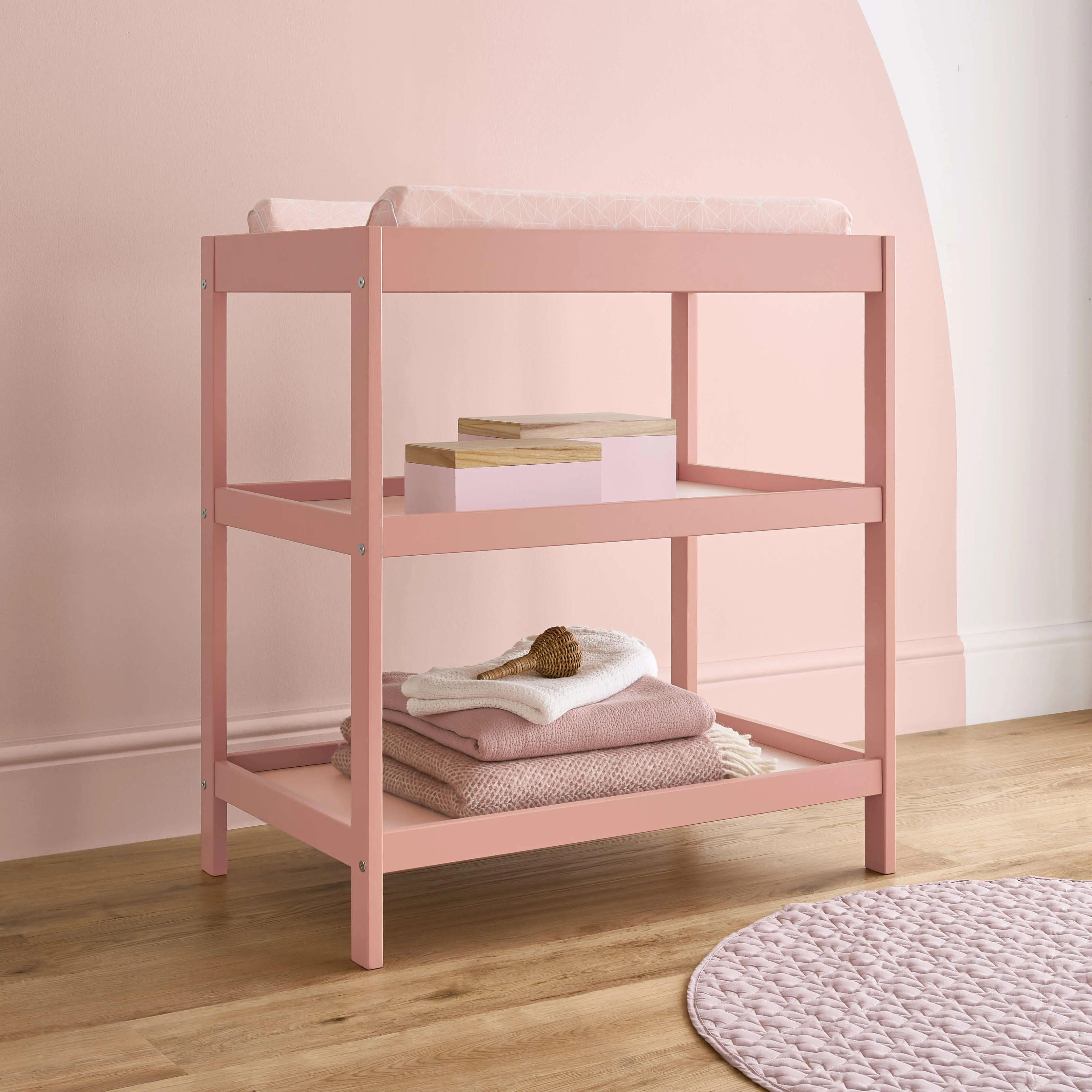 CuddleCo Nola 2 Piece Room Set - Soft Blush