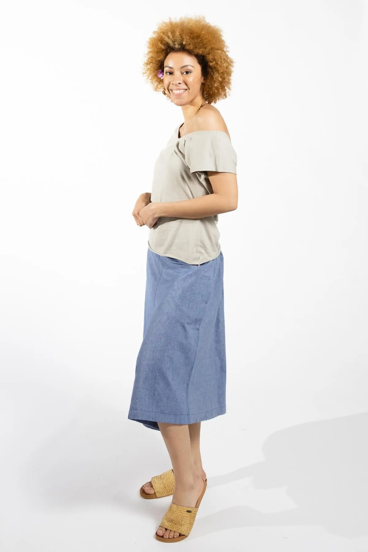 Culotte Pants - Blue