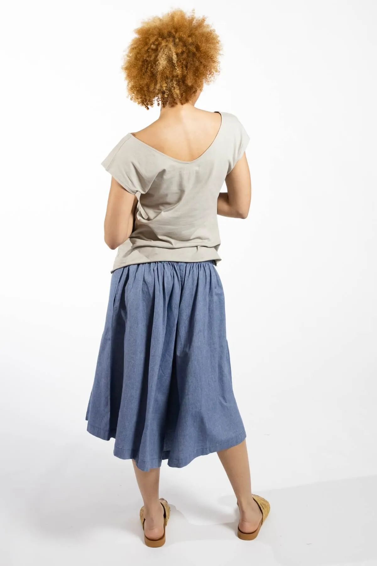 Culotte Pants - Blue