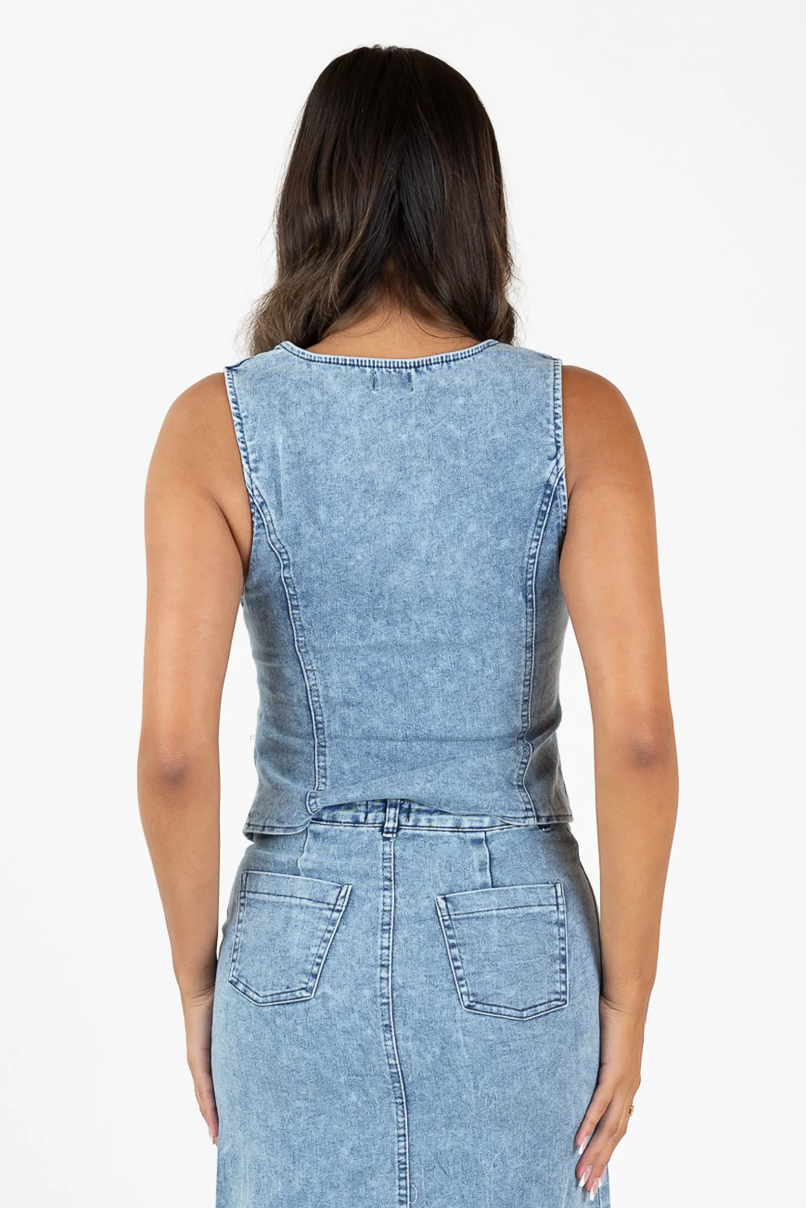 Denae Denim Vest