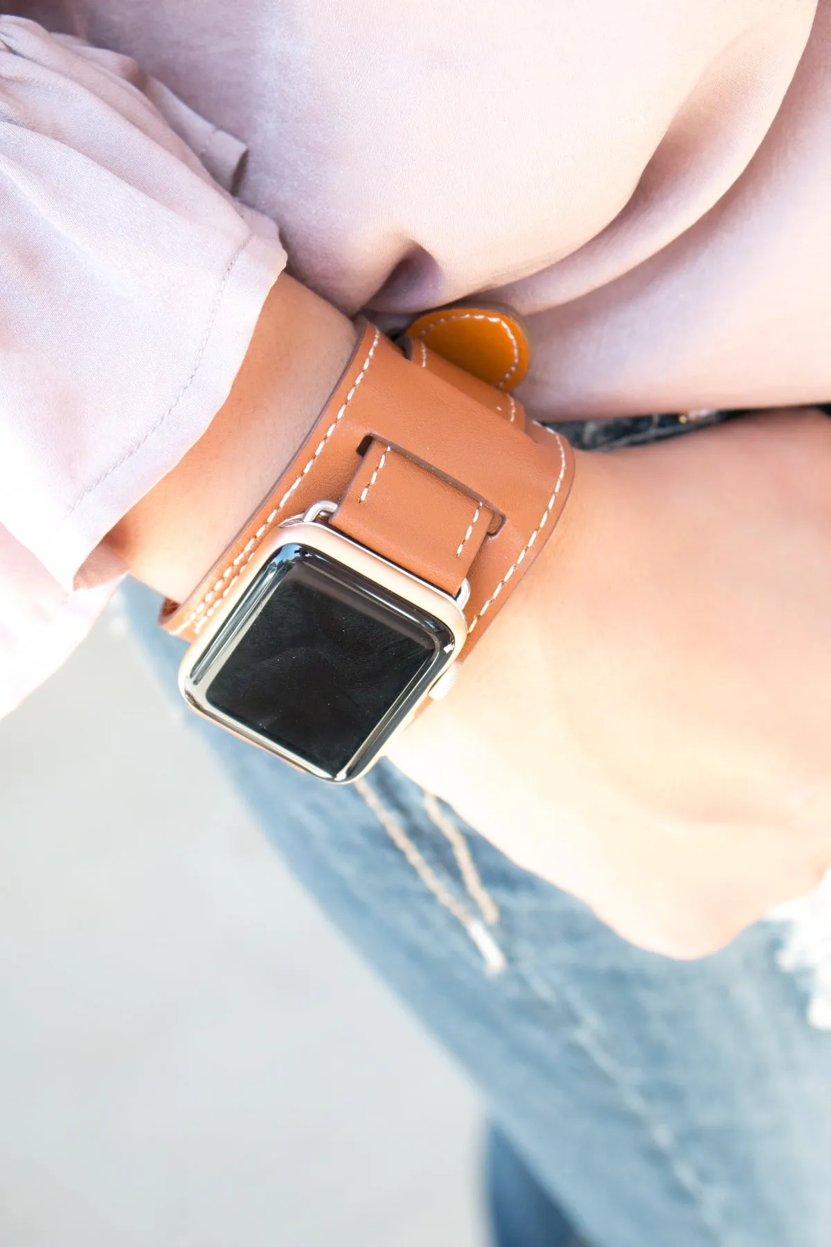 Double Leather Apple Watch Bands