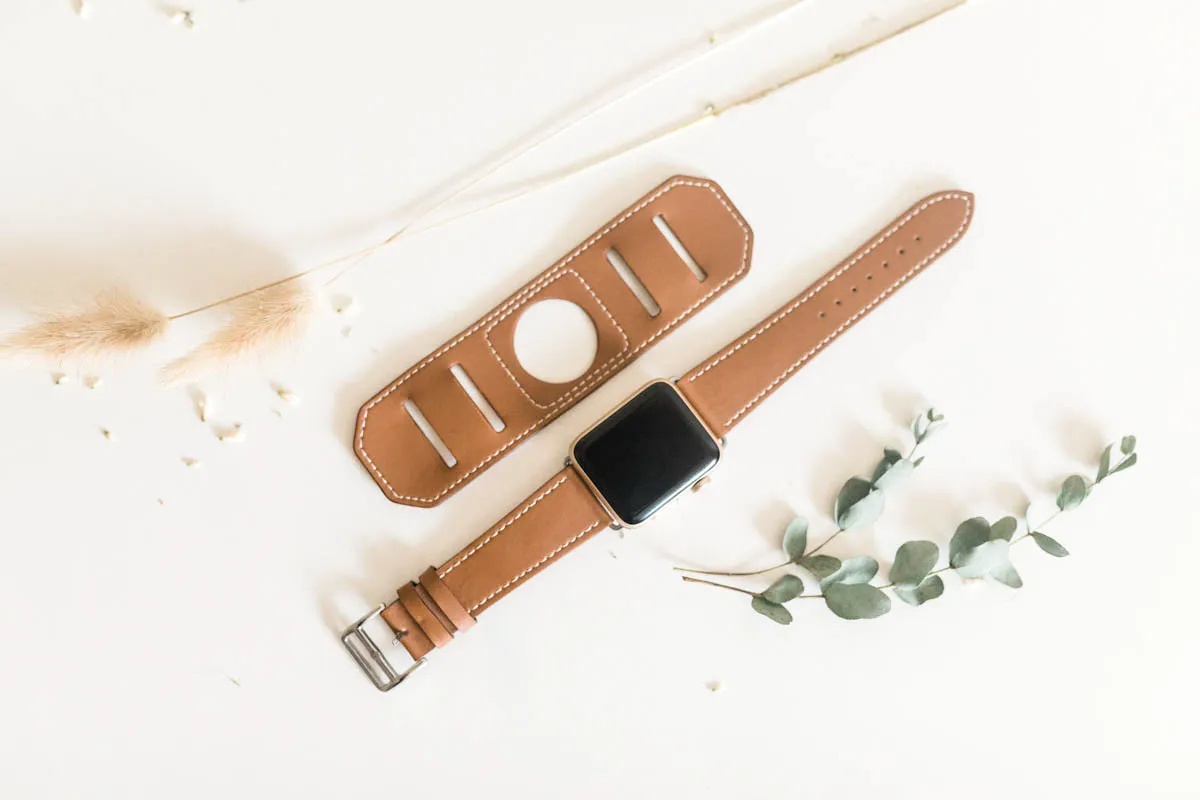 Double Leather Apple Watch Bands