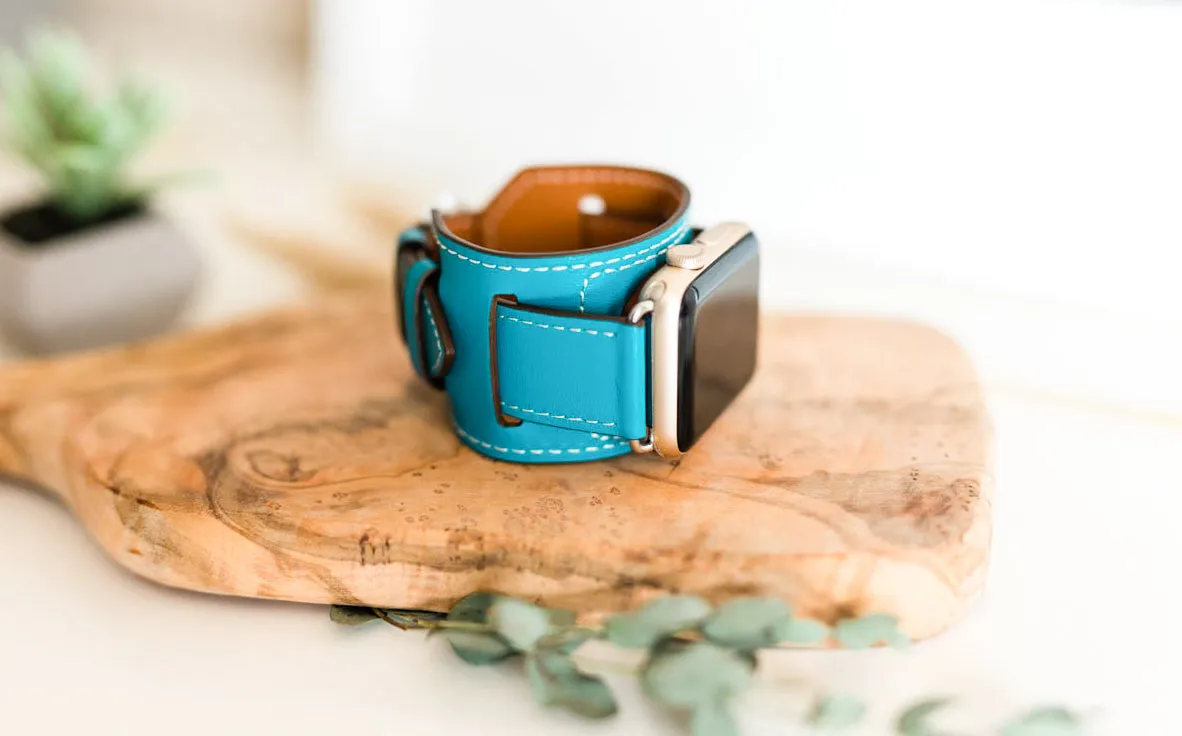 Double Leather Apple Watch Bands