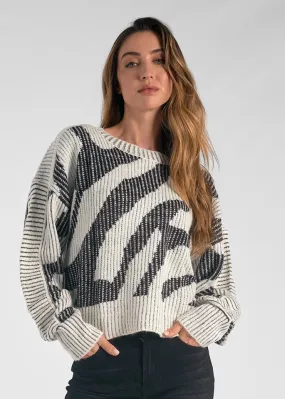 Elan Madi Zebra Sweater