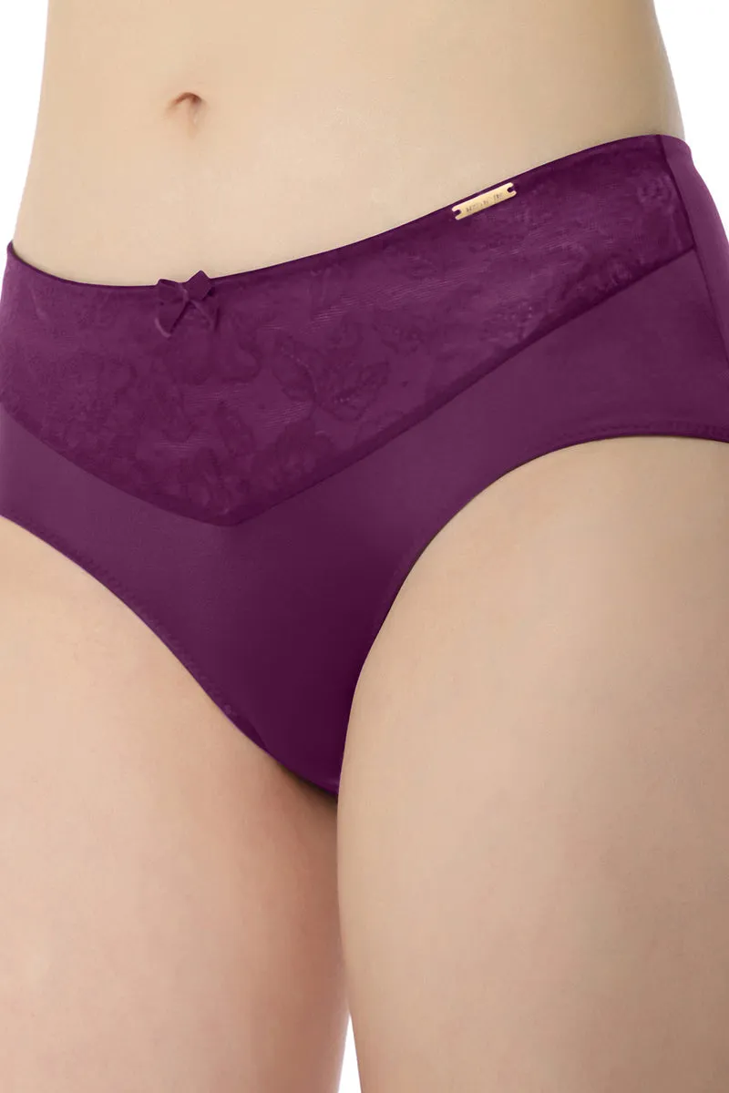 Elegant Lace Hipster Panty - Pickled Beet & Stucco