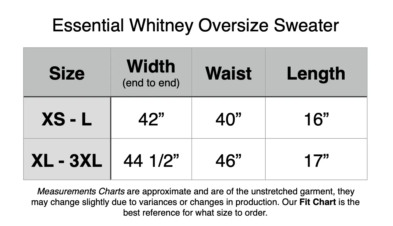 Essential Whitney Oversize Sweater - Pink