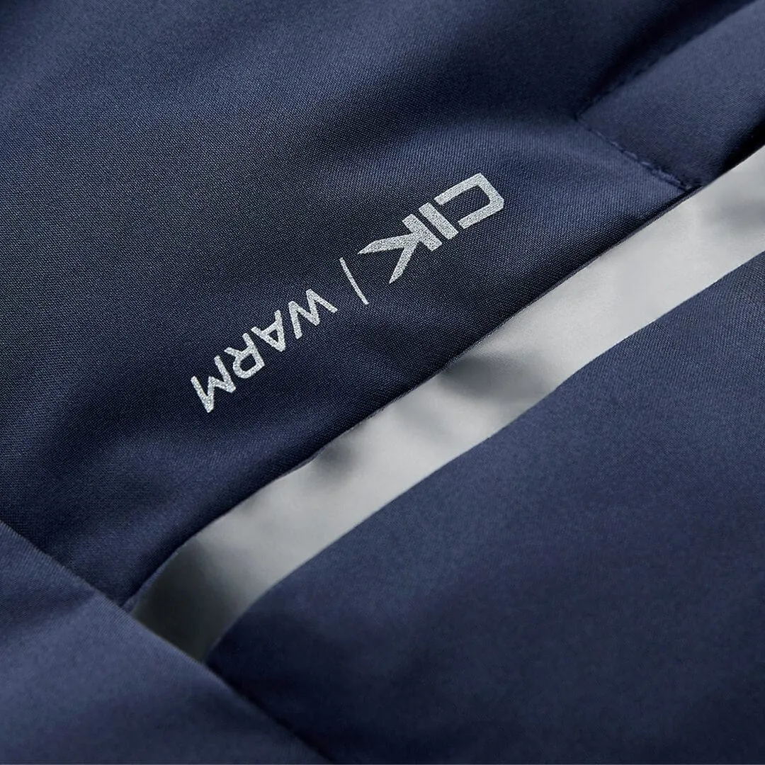 Falcon - Winter Warm Navy Long Cotton Jacket