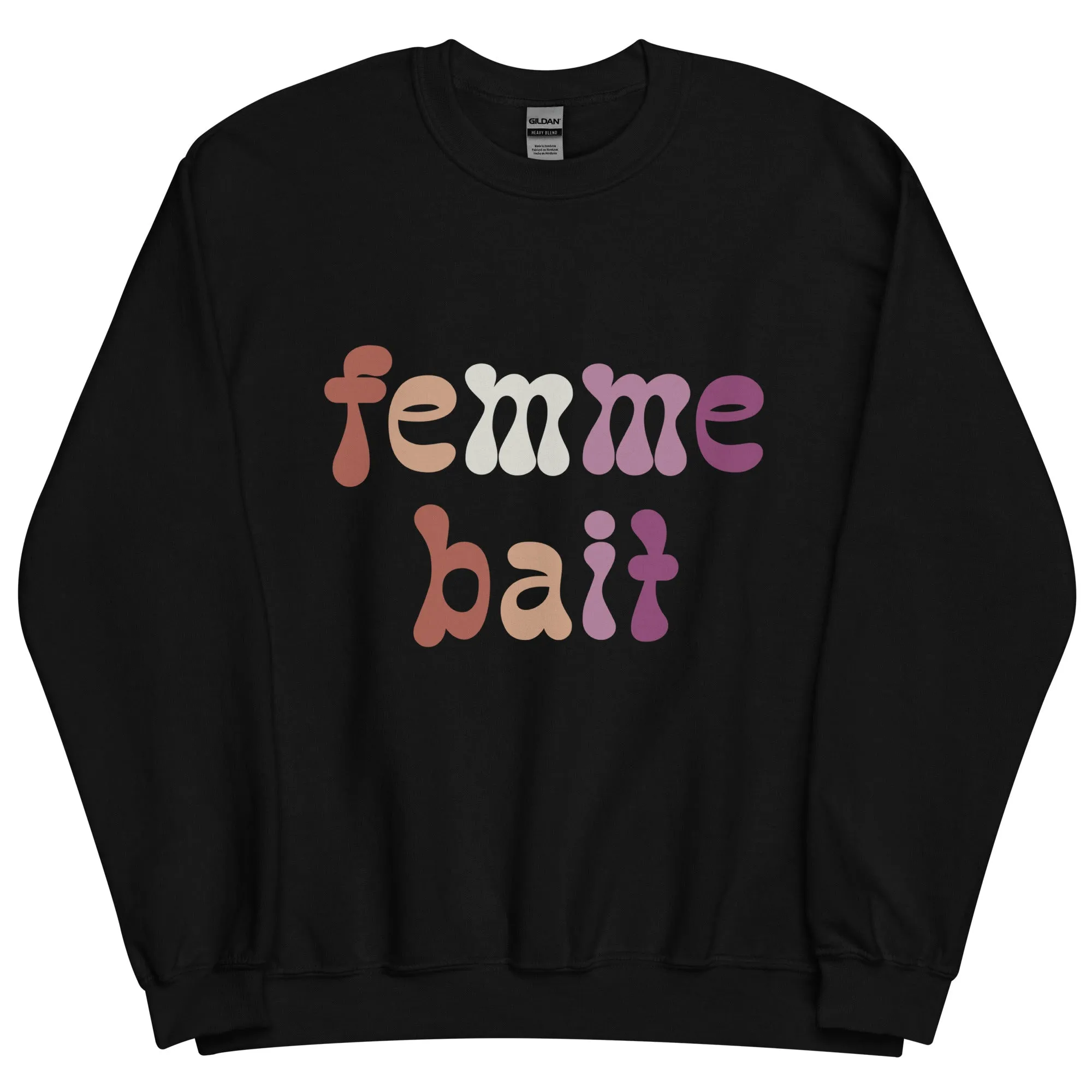 Femme Bait Retro Lesbian Sweatshirt