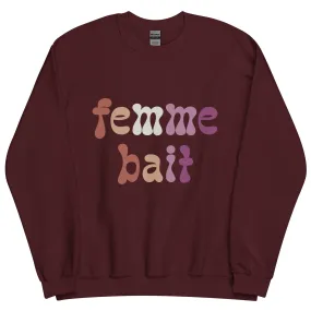 Femme Bait Retro Lesbian Sweatshirt