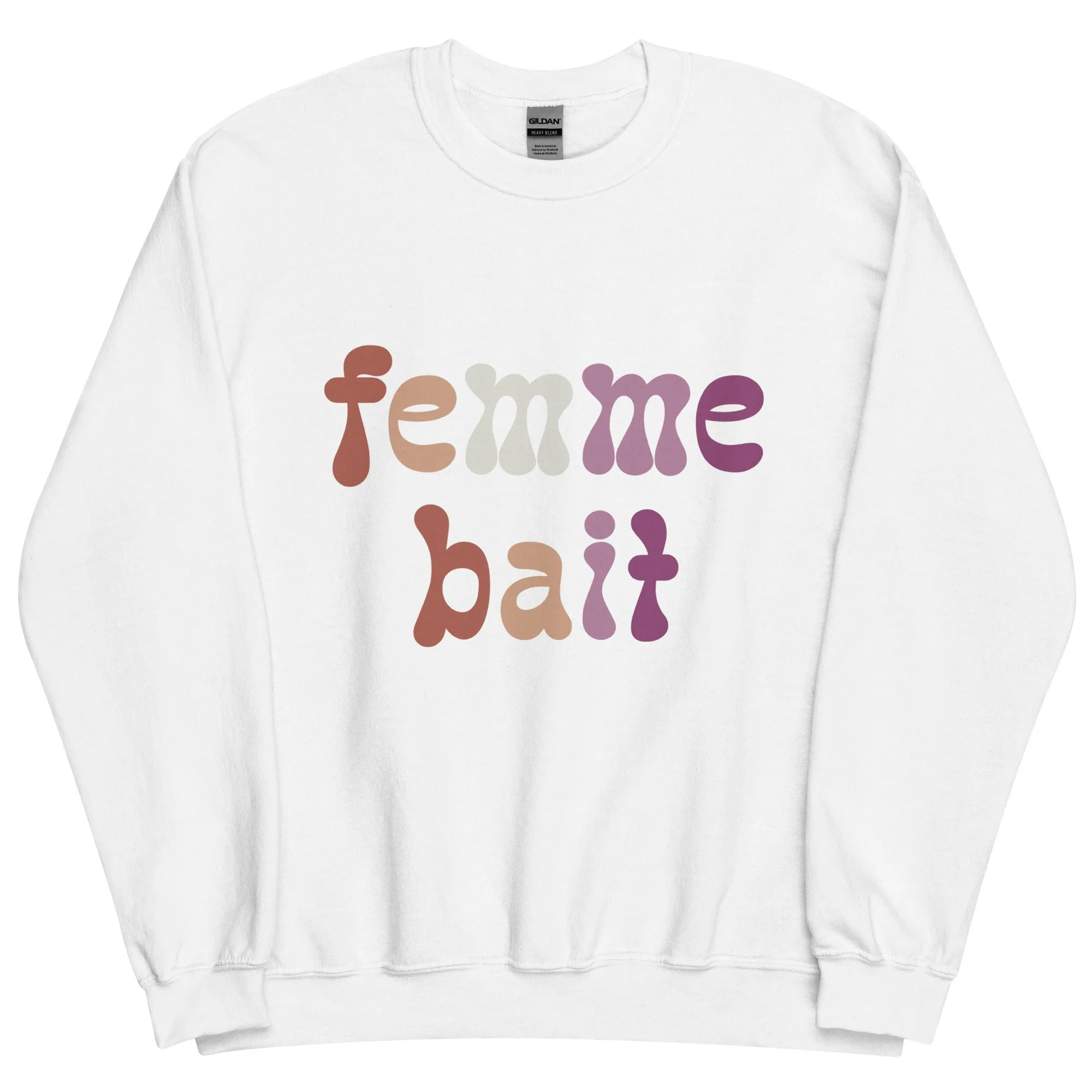 Femme Bait Retro Lesbian Sweatshirt