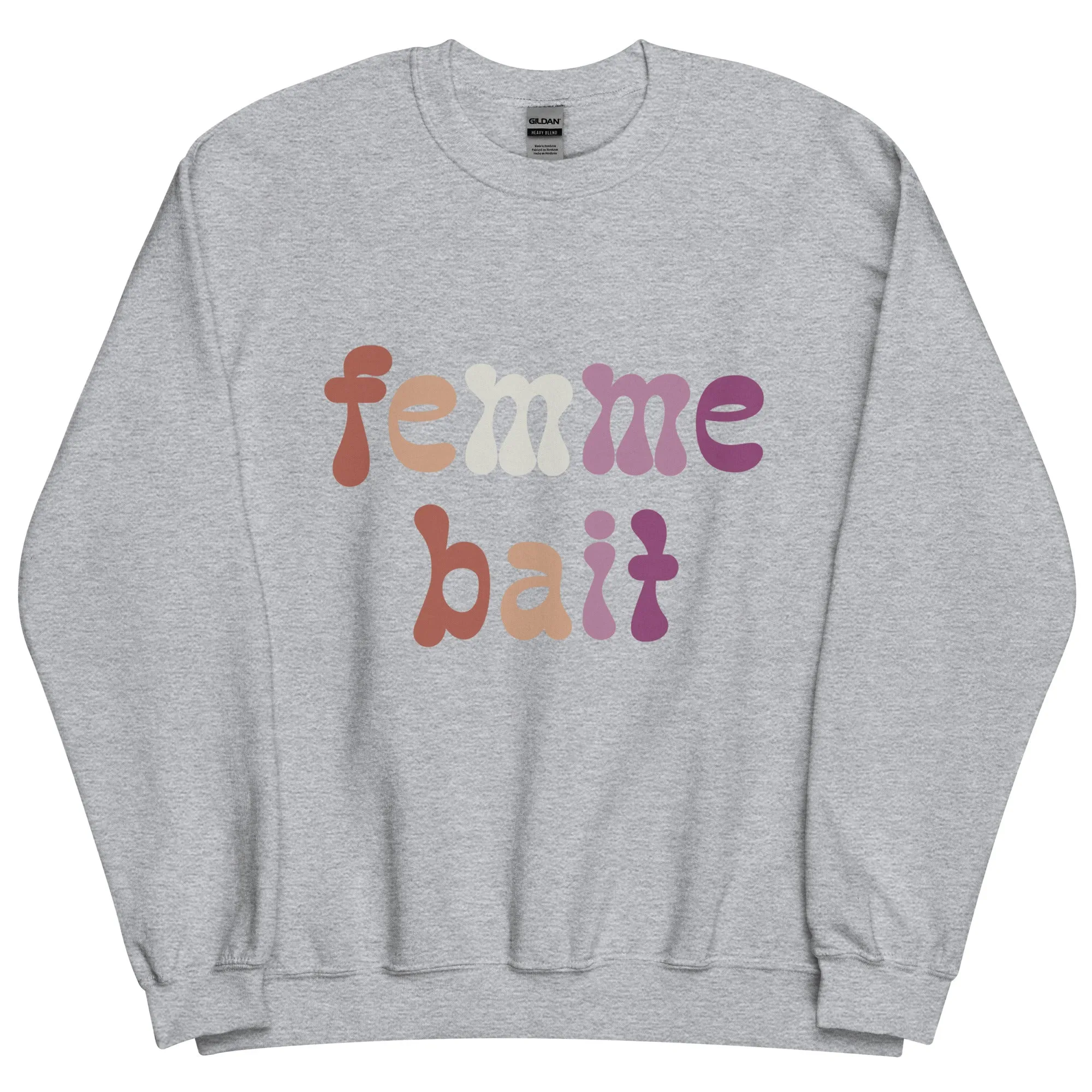 Femme Bait Retro Lesbian Sweatshirt