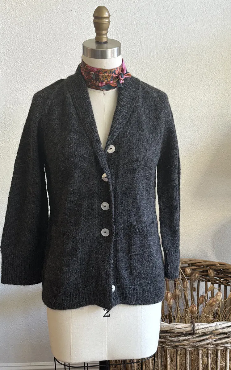 Flea Market Sweater in Charcoal Alpaca