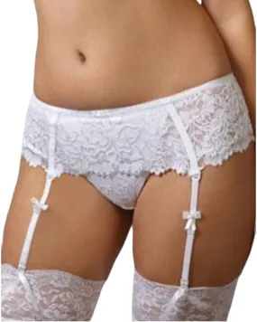 Full Lace Hipster with Garter Belt