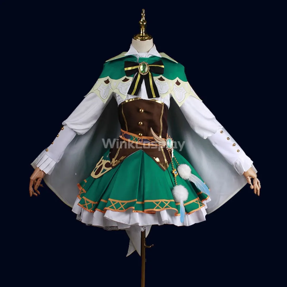 Genshin Impact Venti Female Cosplay Costume