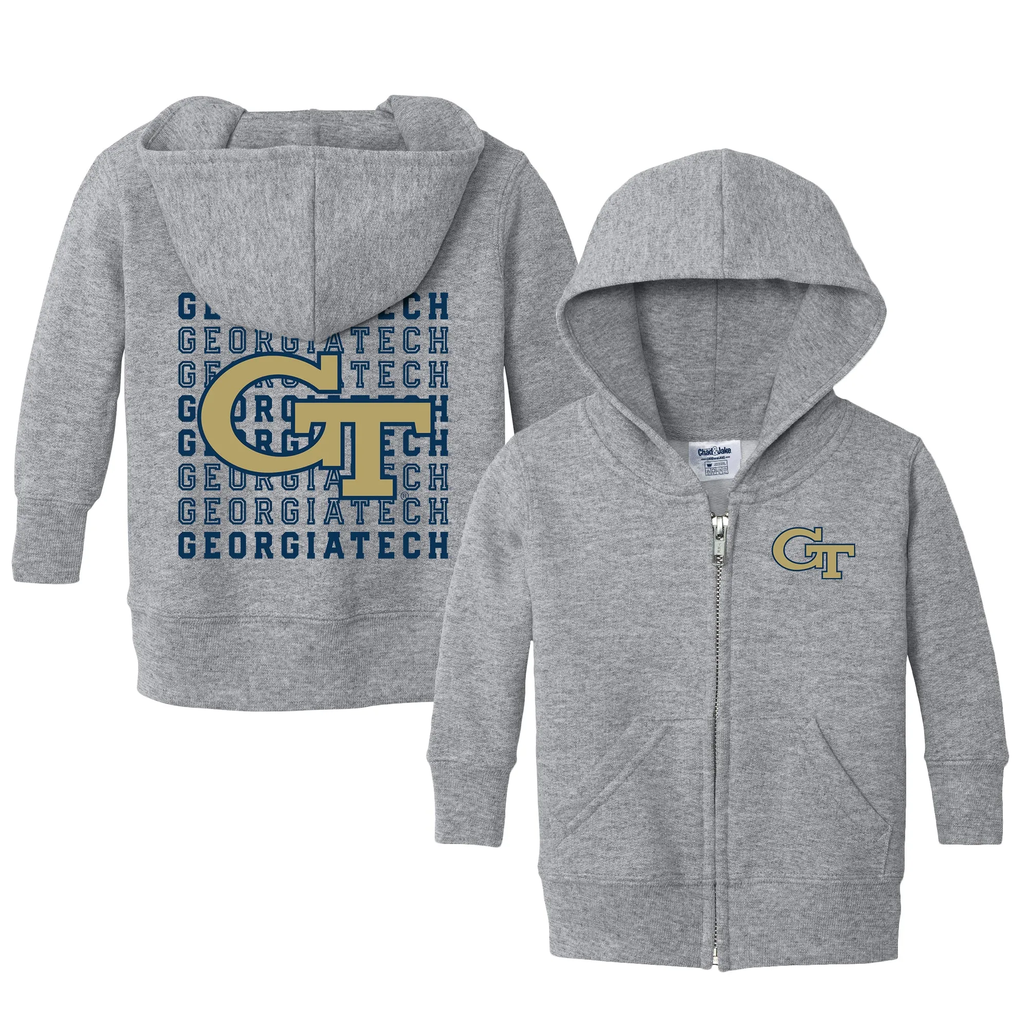 Georgia Tech Yellow Jackets Retro Infant Full-Zip Sweatshirt