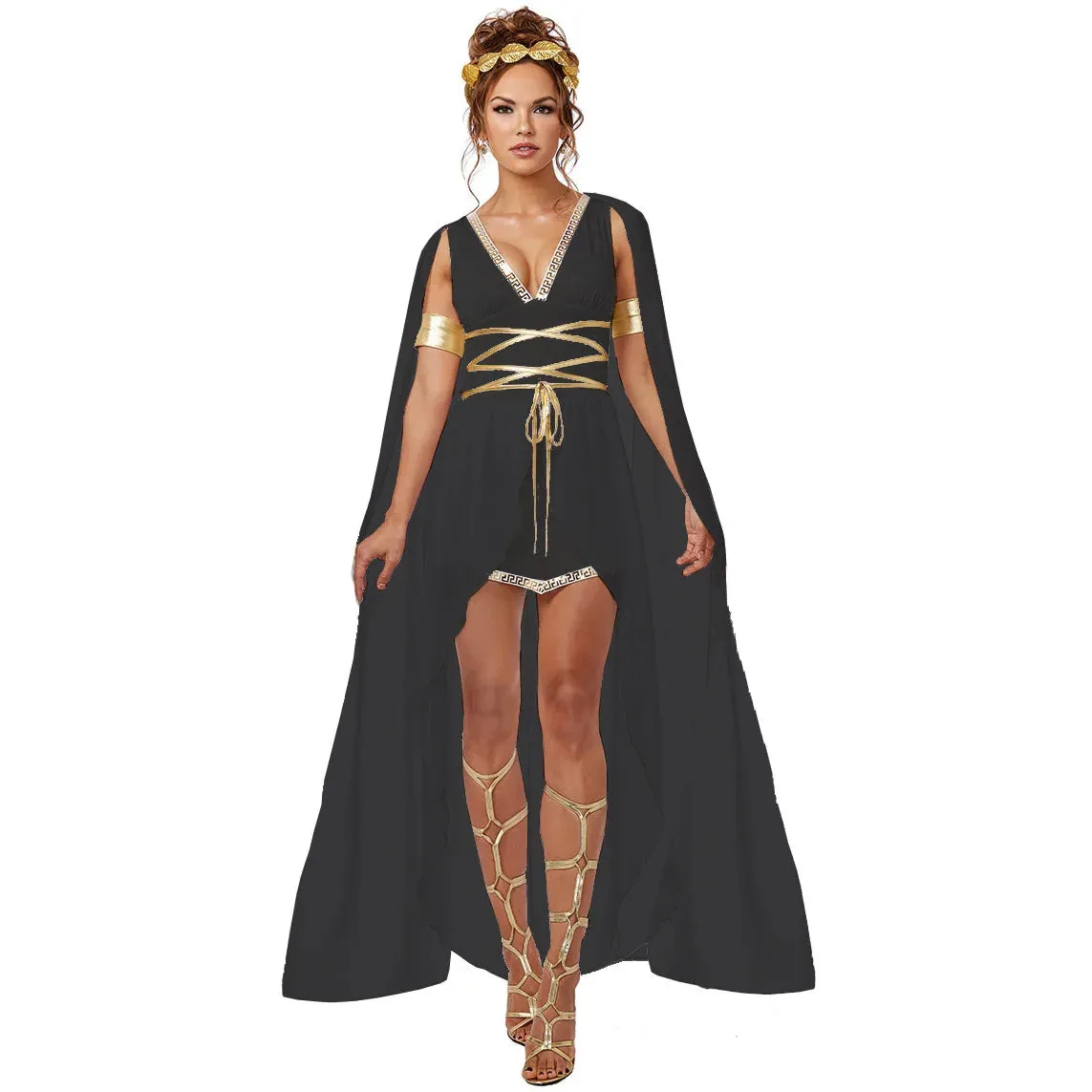 Greek Cleopatra Goddess Halloween Sexy Medieval Cosplay Party Attire