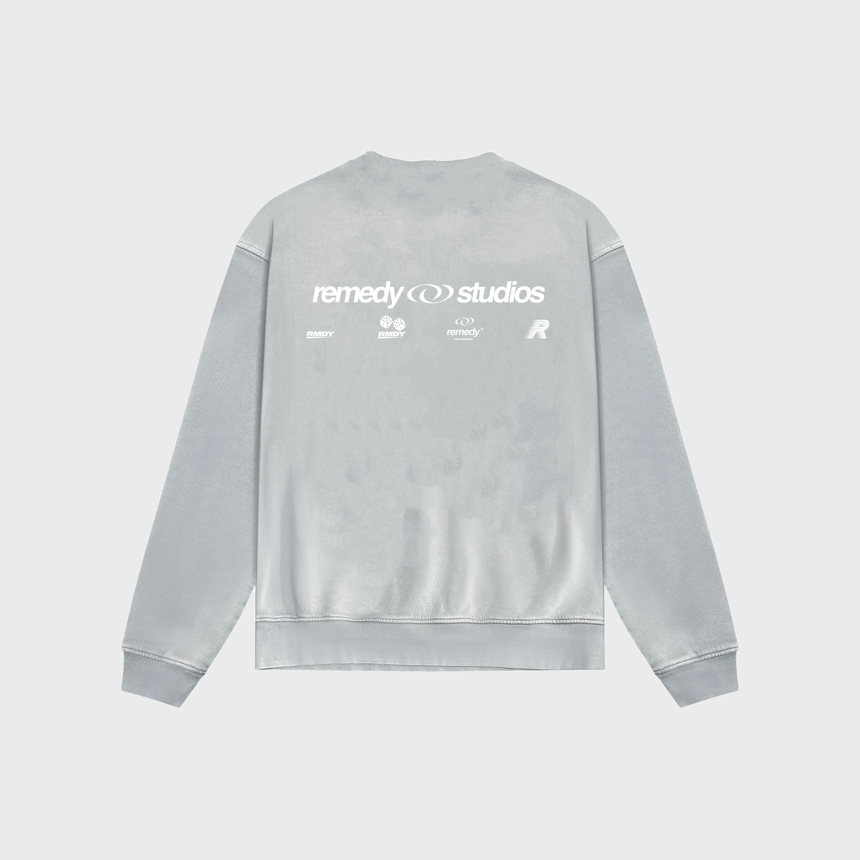 Grey Washed Remedy Studios Jumper