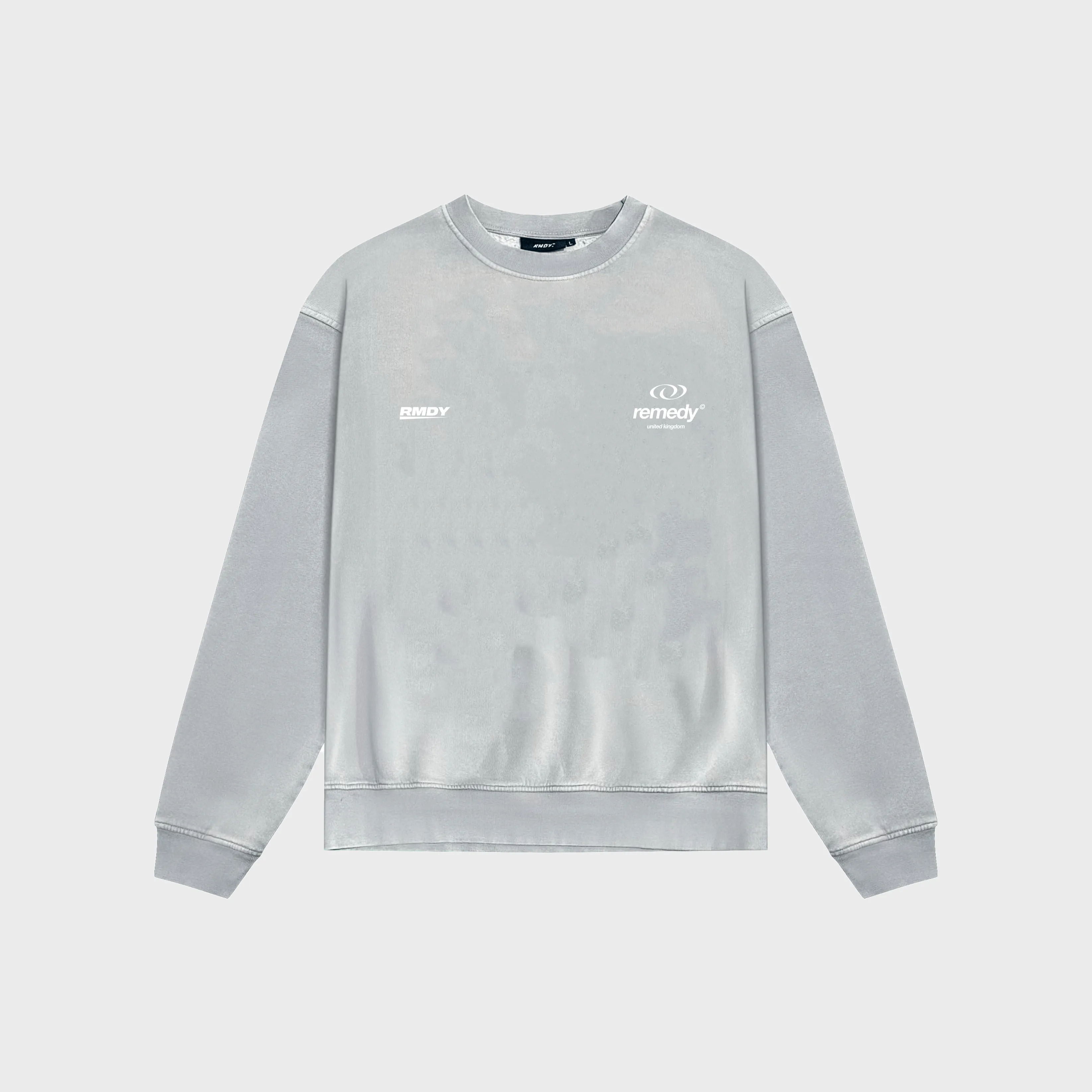 Grey Washed Remedy Studios Jumper