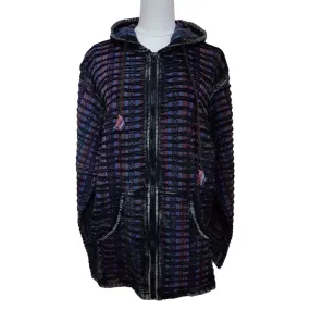 GRINGO FAIR TRADE 'Slashed' Cotton Zip-Up Hooded Jacket - Choice of Colours