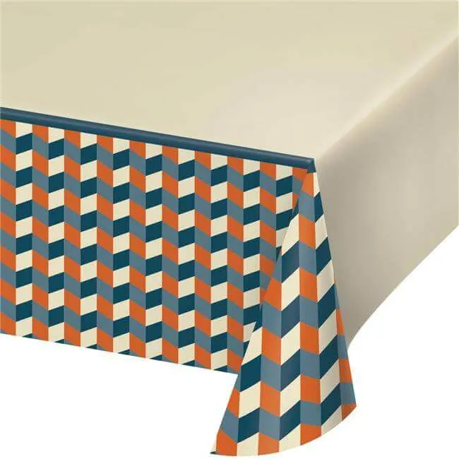 Hipster Birthday Table Cover - Paper