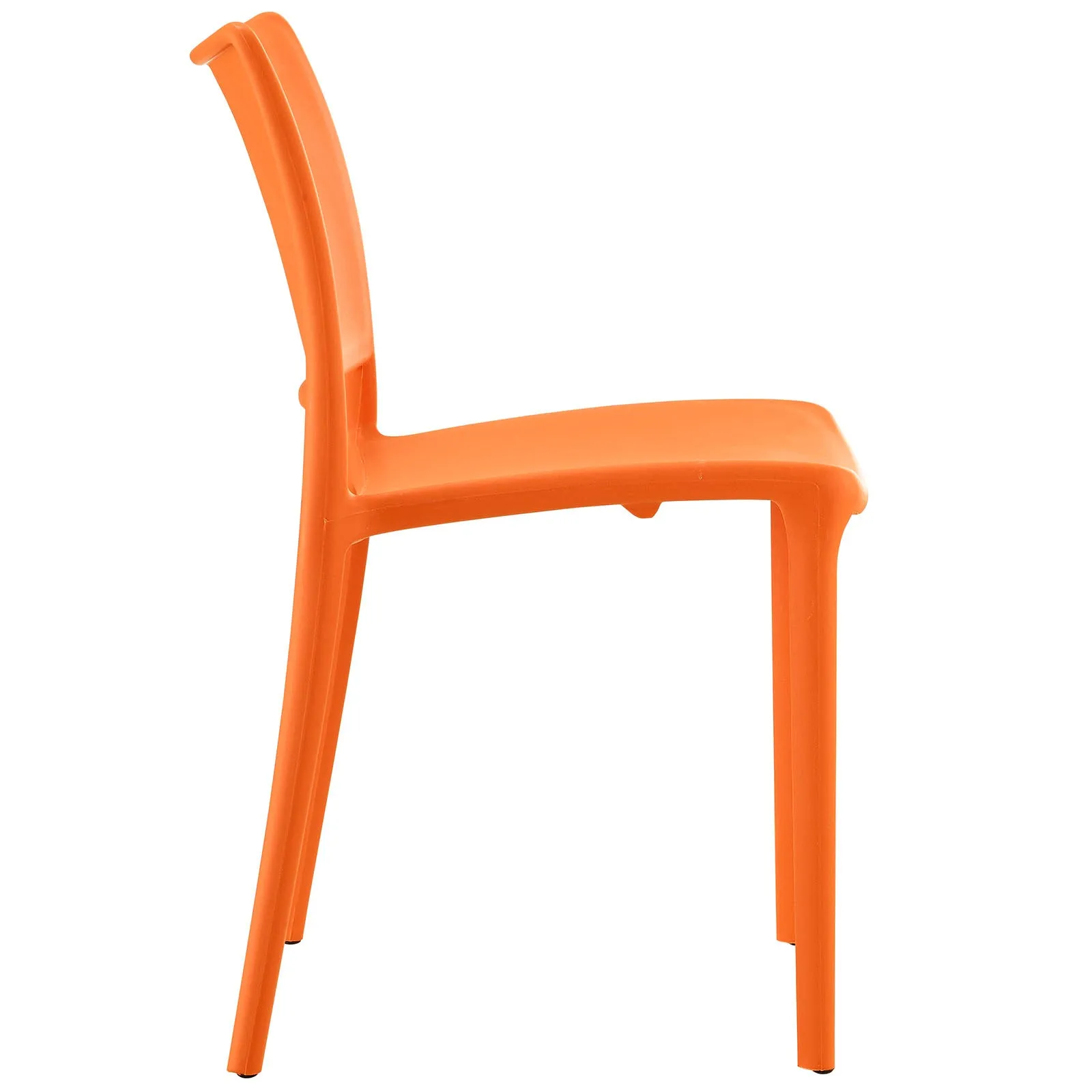 Hipster Dining Side Chair Set of 2 Orange EEI-2424-ORA-SET