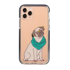 Hipster Pug Impact iPhone Case