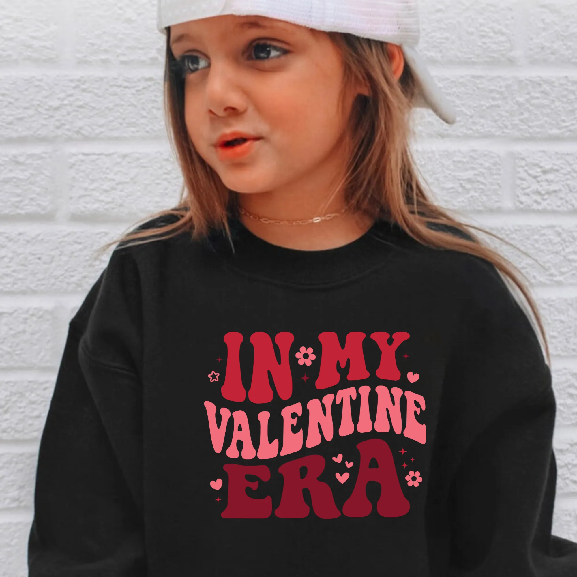 In My Valentine Era Sweatshirt | Valentine's Day Sweatshirt for Girls