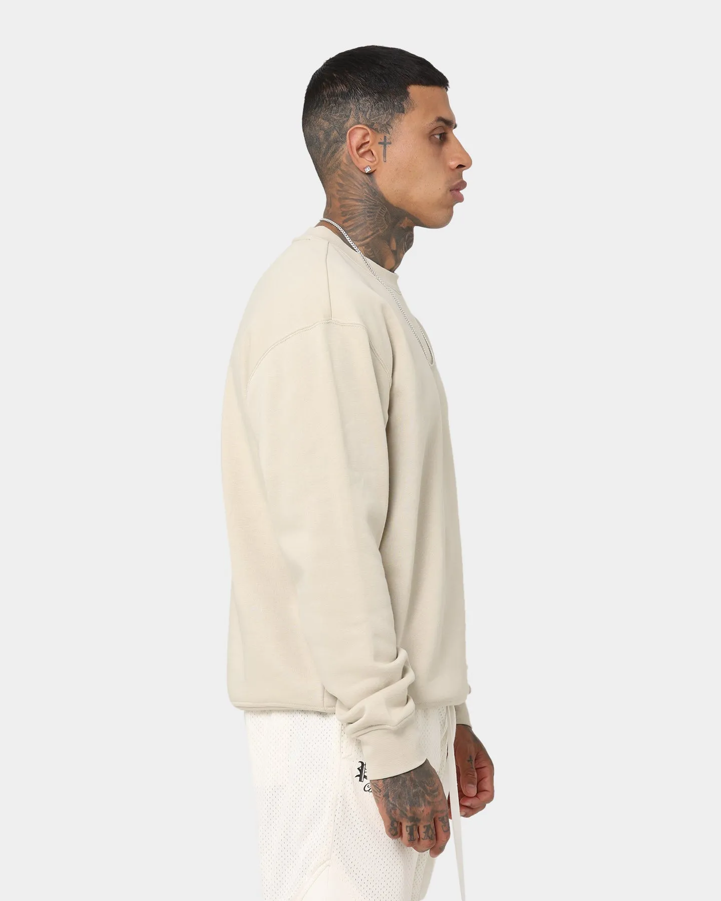 Jordan Essential Fleece Crewneck Rattan