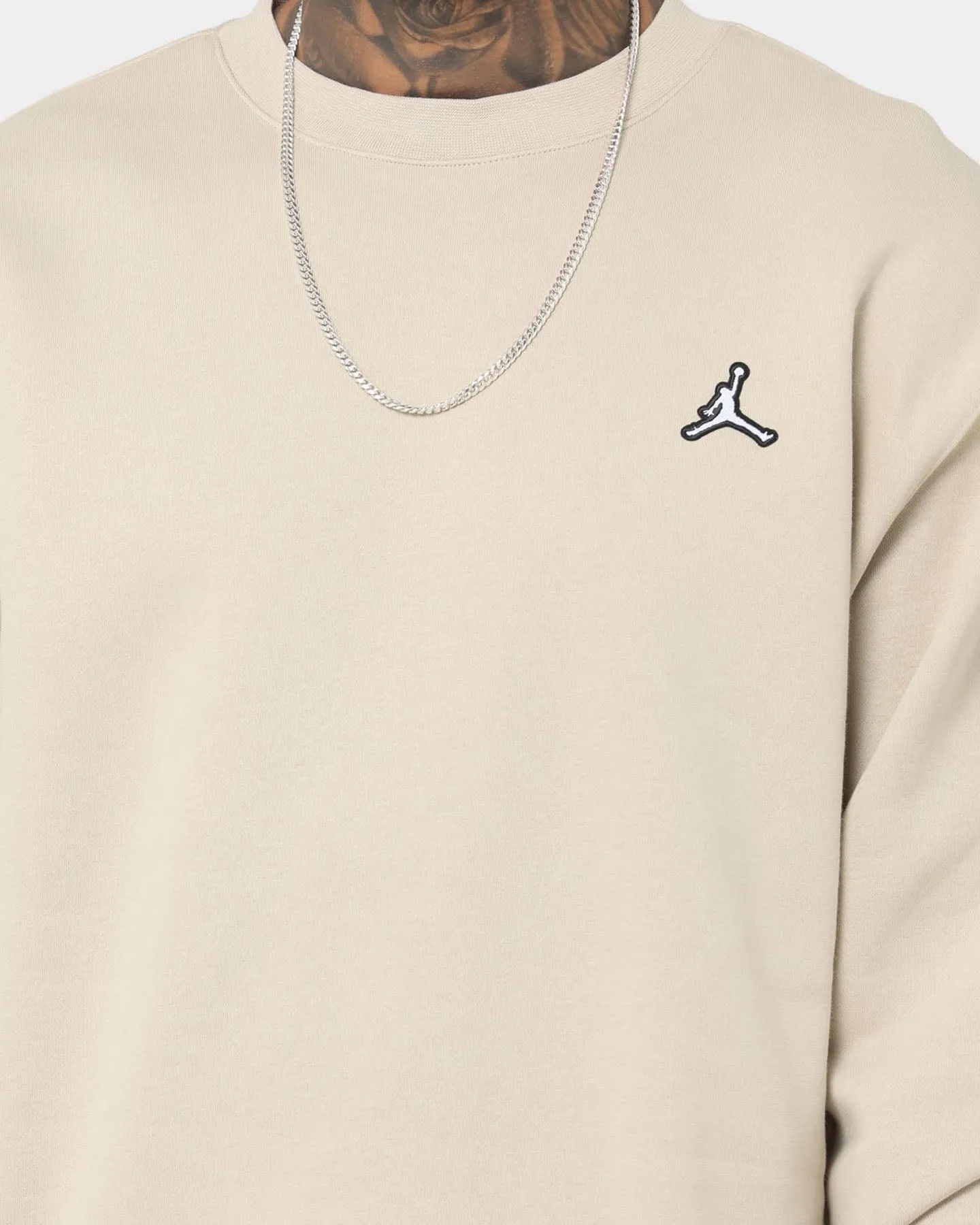 Jordan Essential Fleece Crewneck Rattan