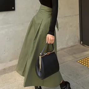 Korean Fashion Bow Slim Long Skirt