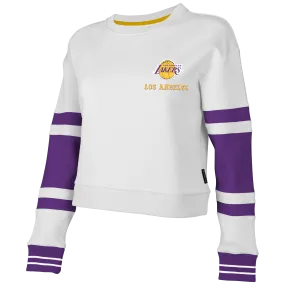 Lakers Wmns Scrimmage LS Crop Crew