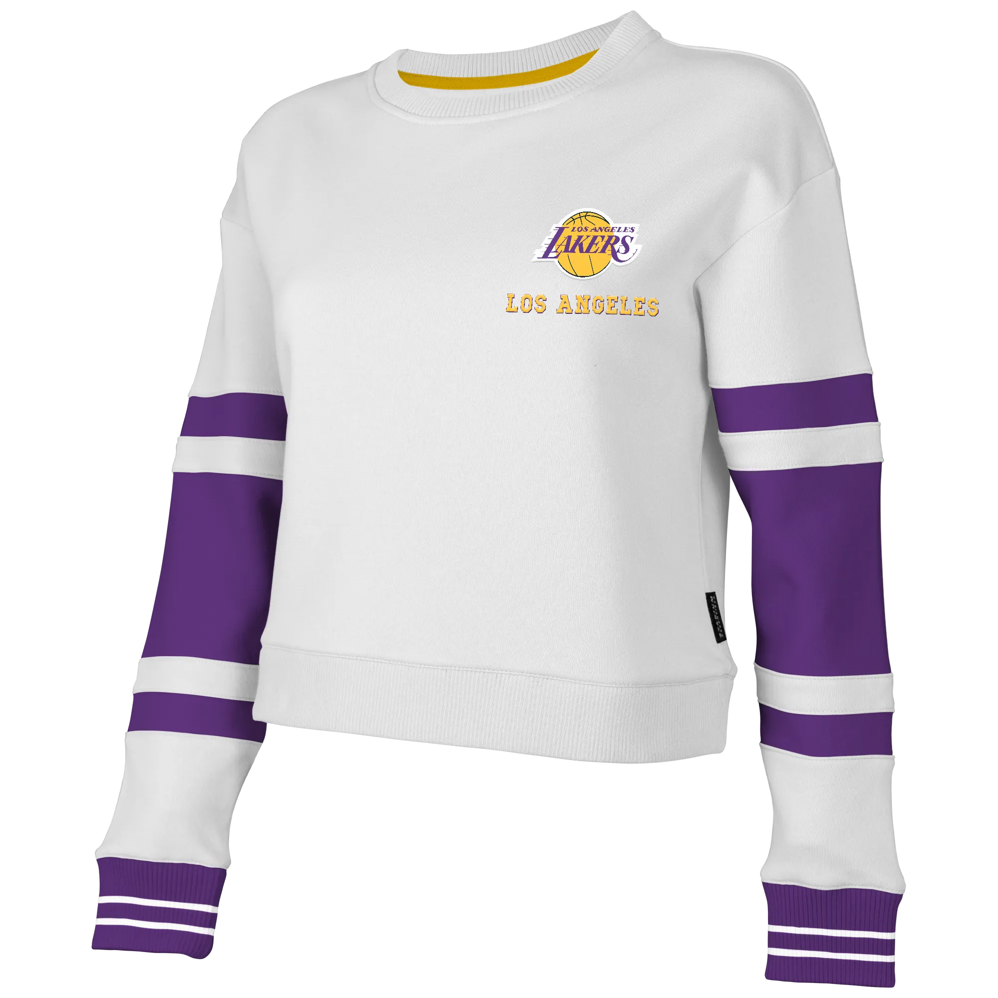 Lakers Wmns Scrimmage LS Crop Crew