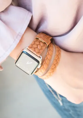 Leather Braided Wrap Apple Watch Bands