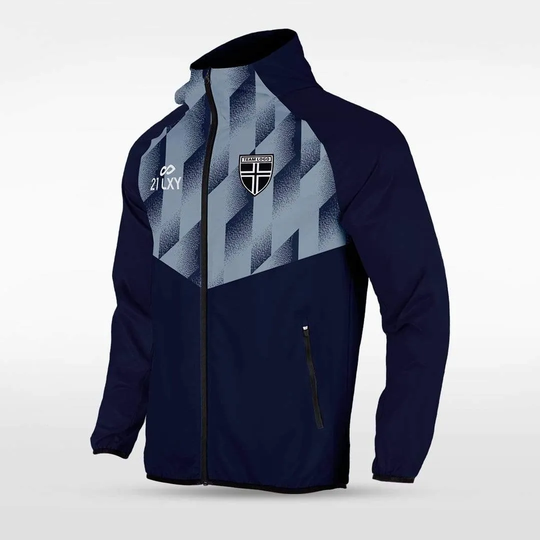 Light Speed - Customized Men's Sublimated Full-Zip Waterproof