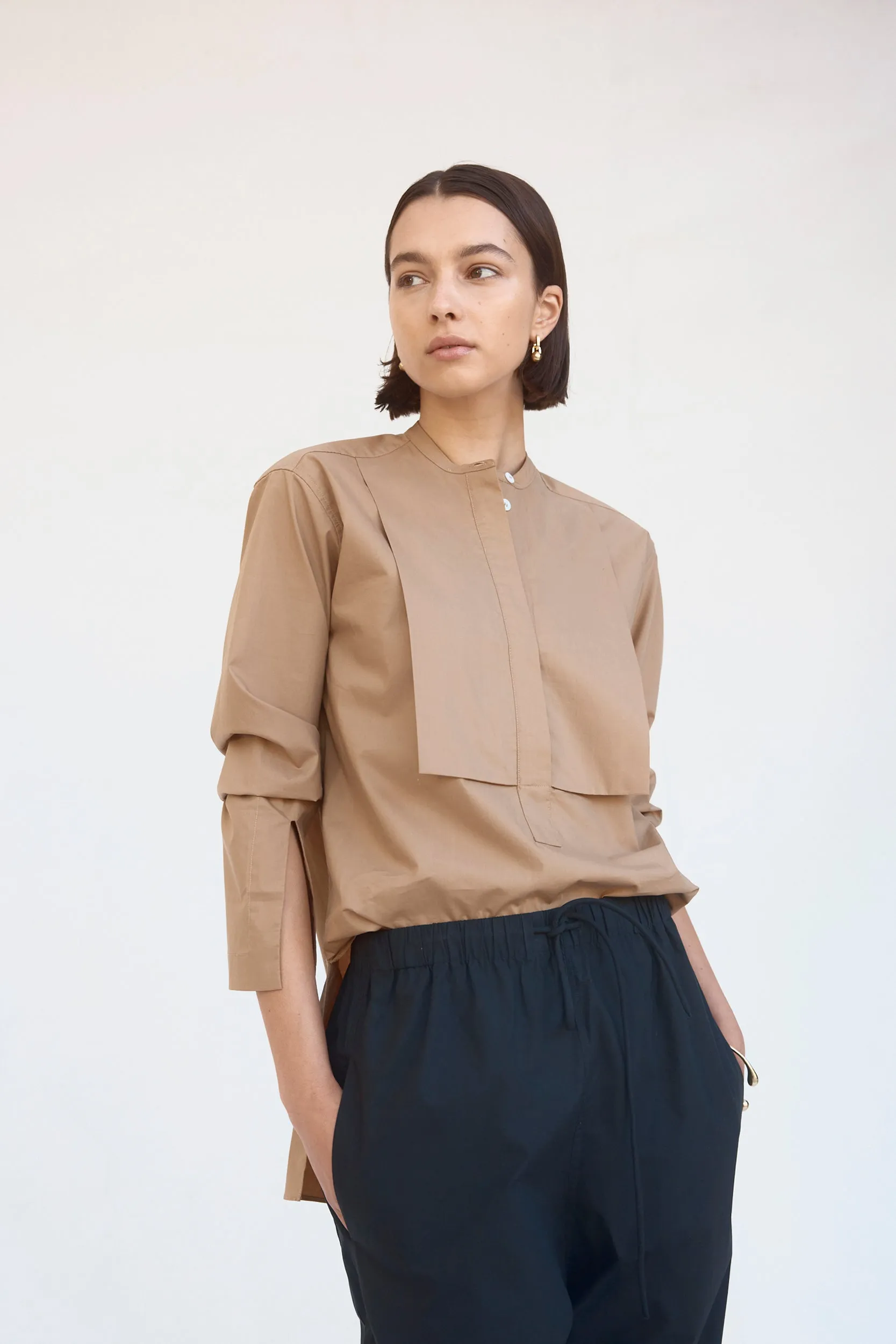 Maeve Top in Camel