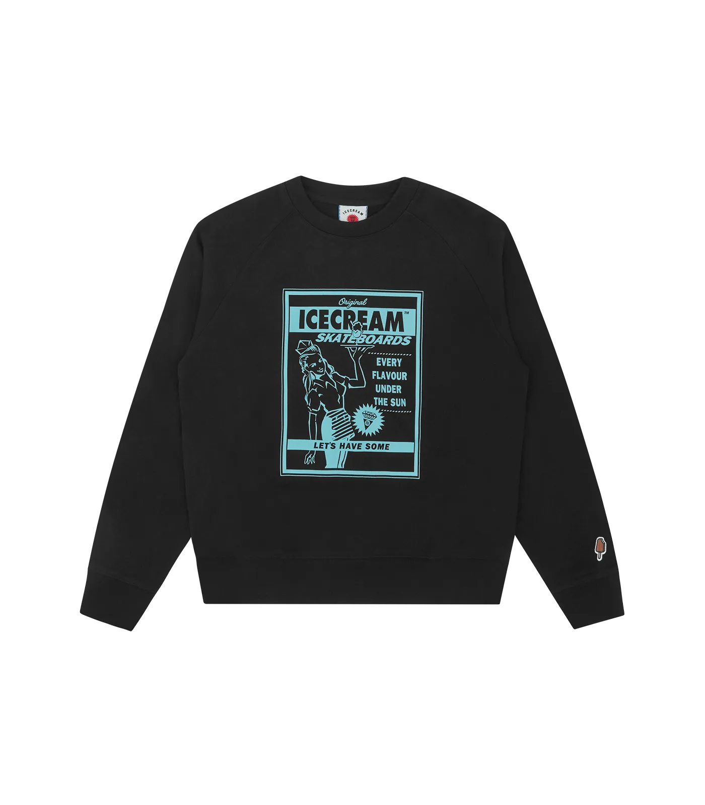 MAGAZINE AD CREWNECK - BLACK