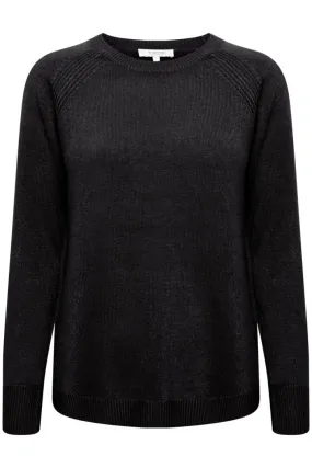 Malea Slit Jumper - Black