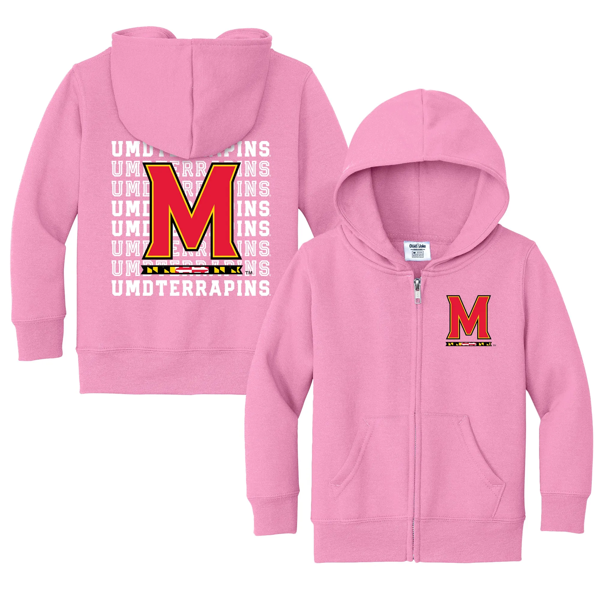 Maryland Terrapins Retro Toddler Full-Zip Sweatshirt