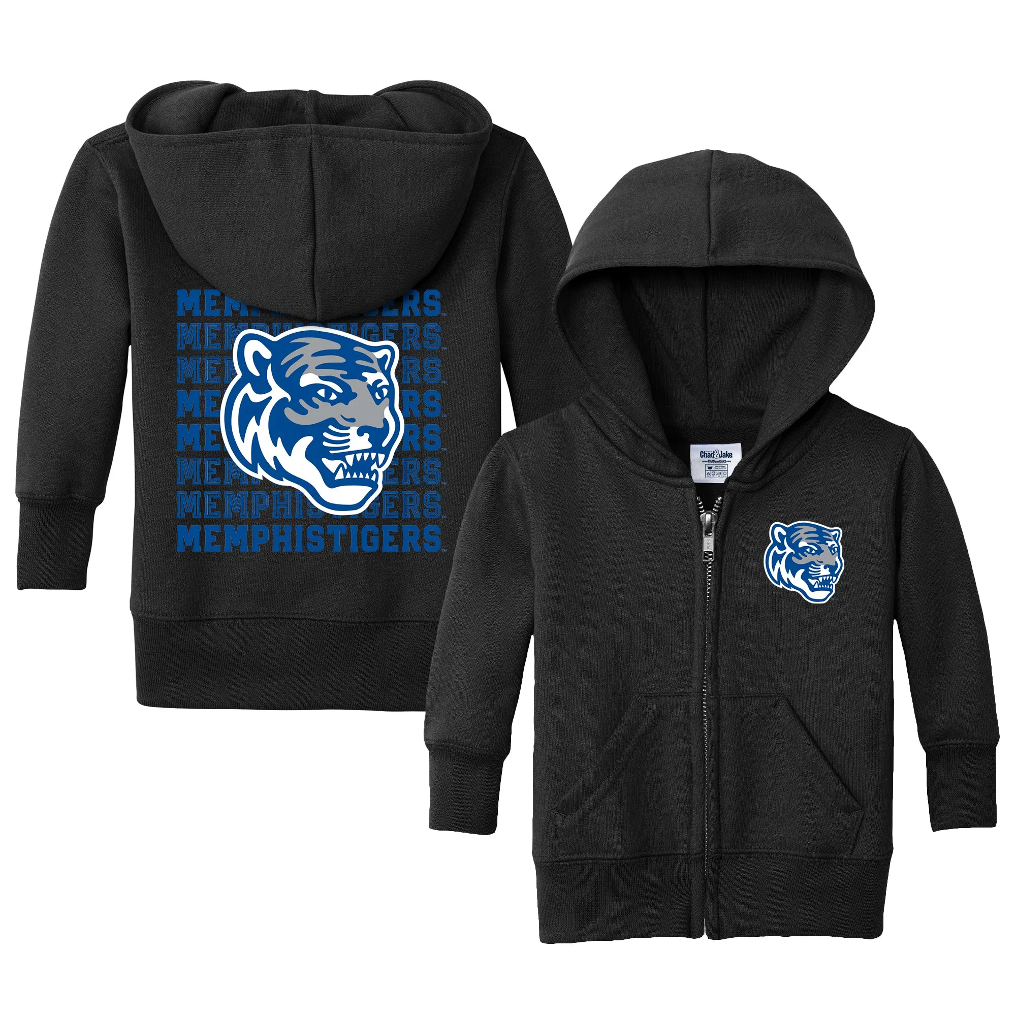 Memphis Tigers Retro Infant Full-Zip Sweatshirt