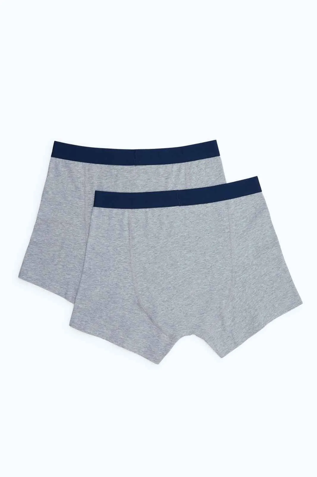 Men Grey Plain Hipster Set (Pack of 2)