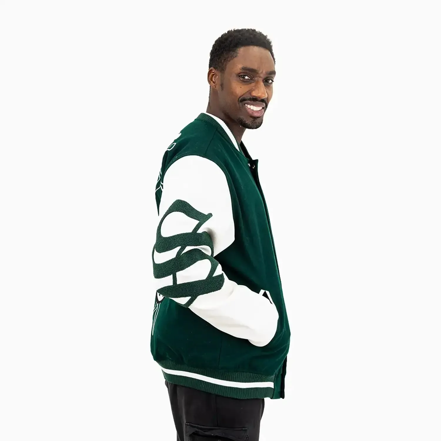 Men's Shield Wool Varsity Jacket