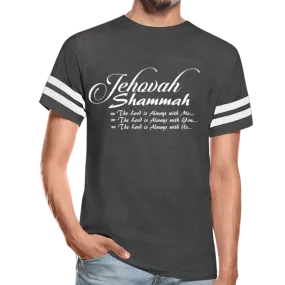 Men's T-Shirt, Jehovah Shammah Short Sleeve Vintage Sport Tee