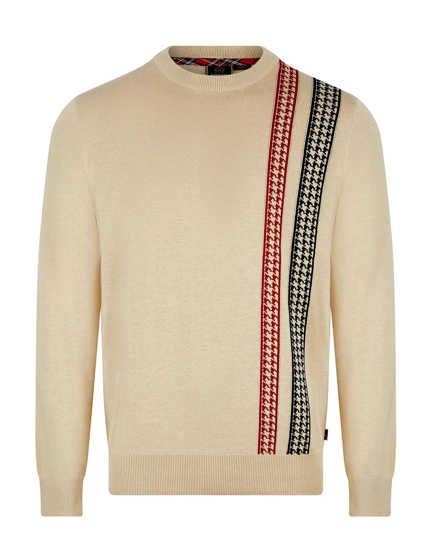 Merc London Derwent Knitted Jumper Beige