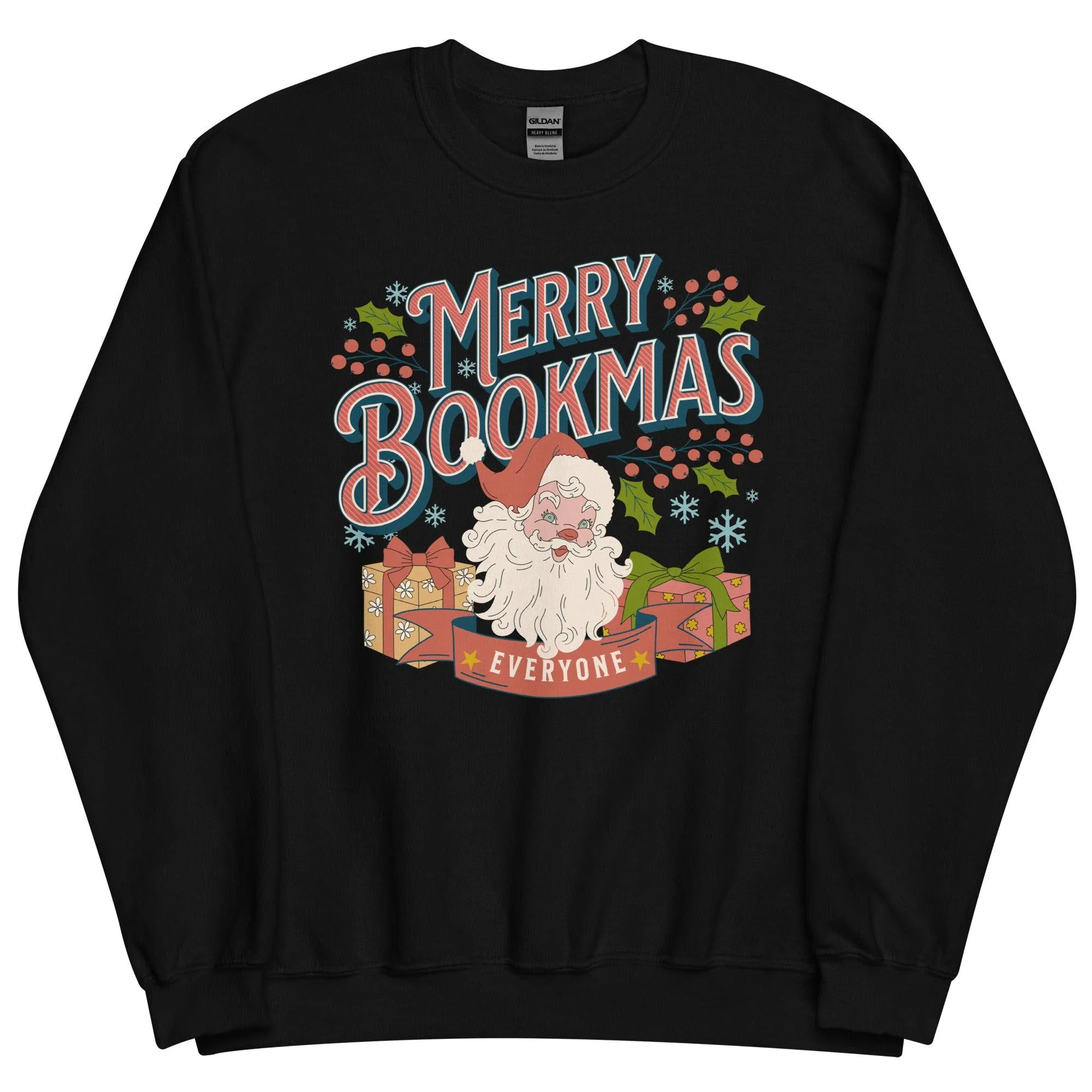 Merry Bookmas Christmas Sweatshirt