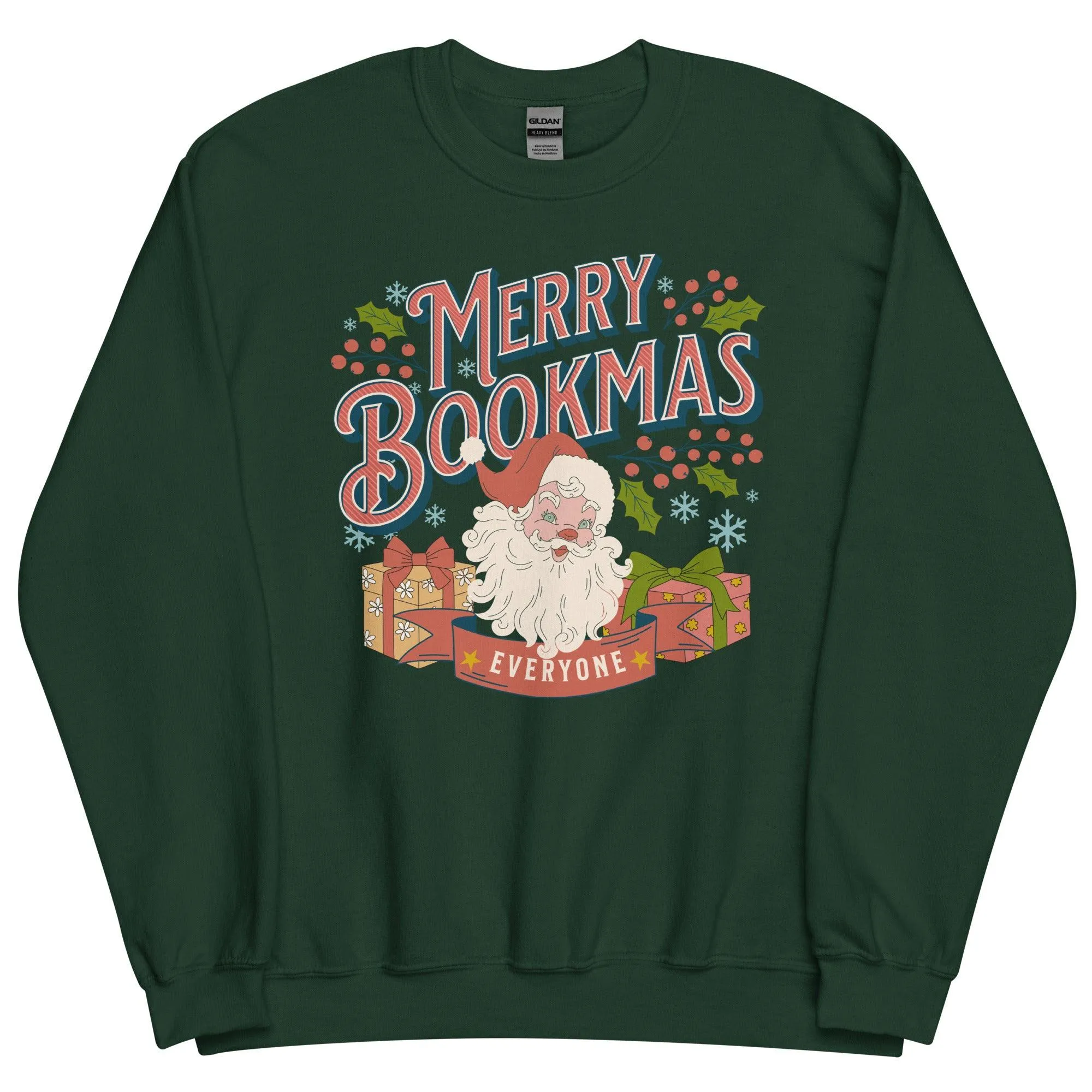 Merry Bookmas Christmas Sweatshirt