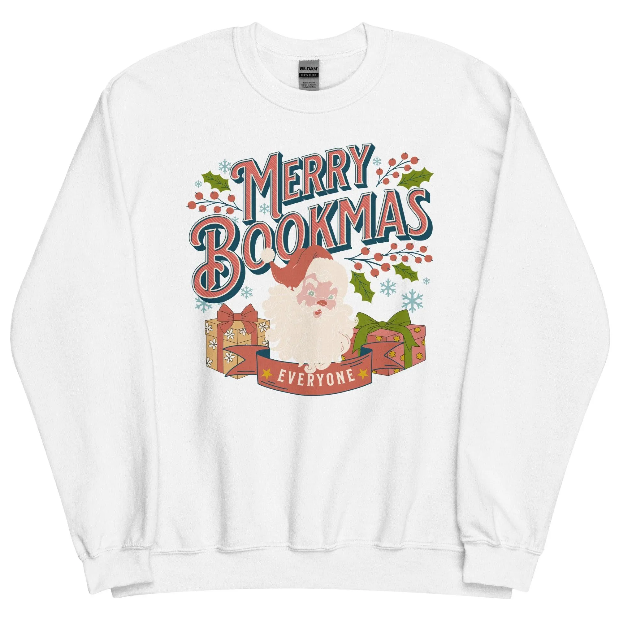 Merry Bookmas Christmas Sweatshirt