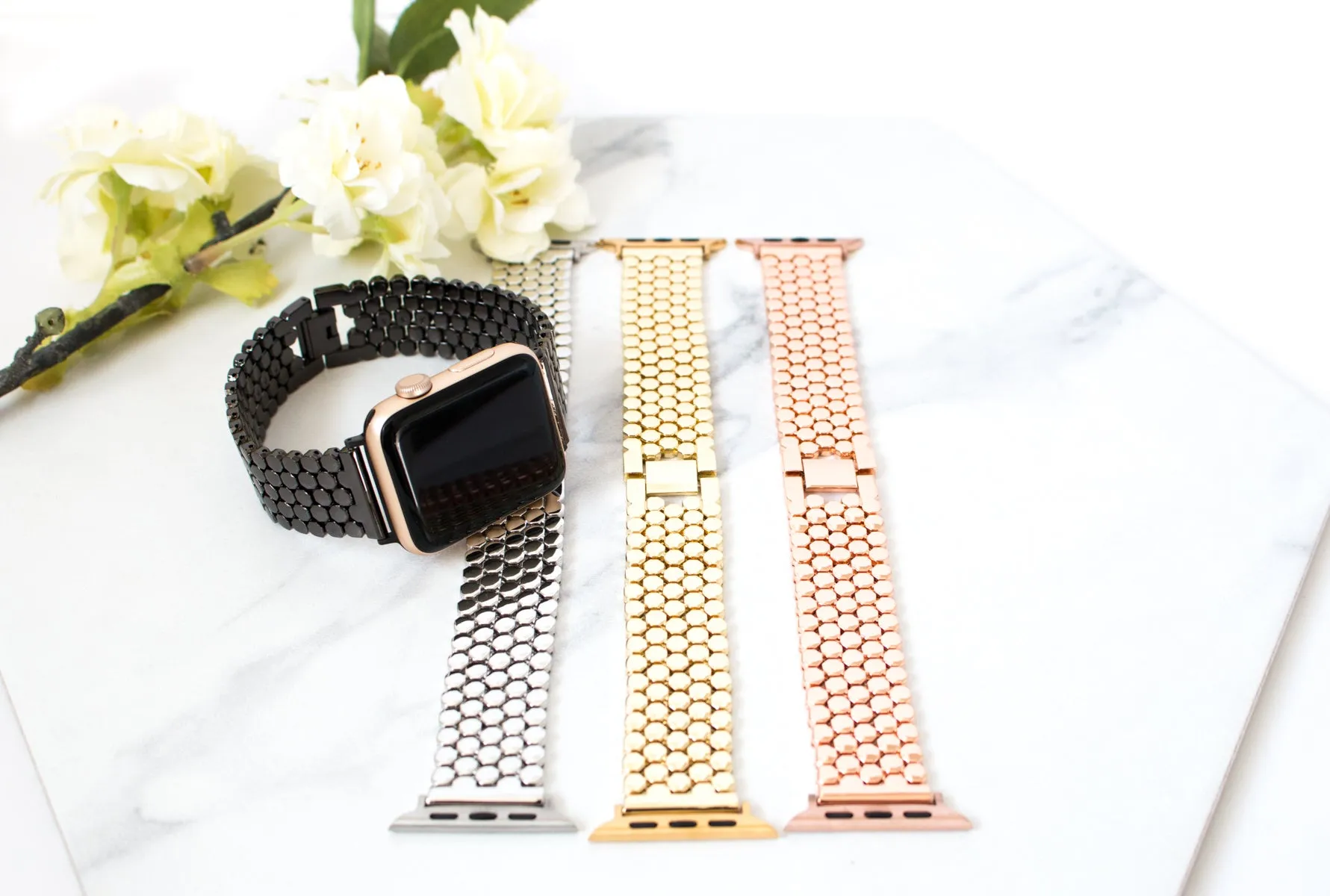 Mia Stainless Steel Apple Watch Band